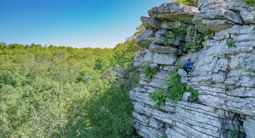 rock climbing course for teens